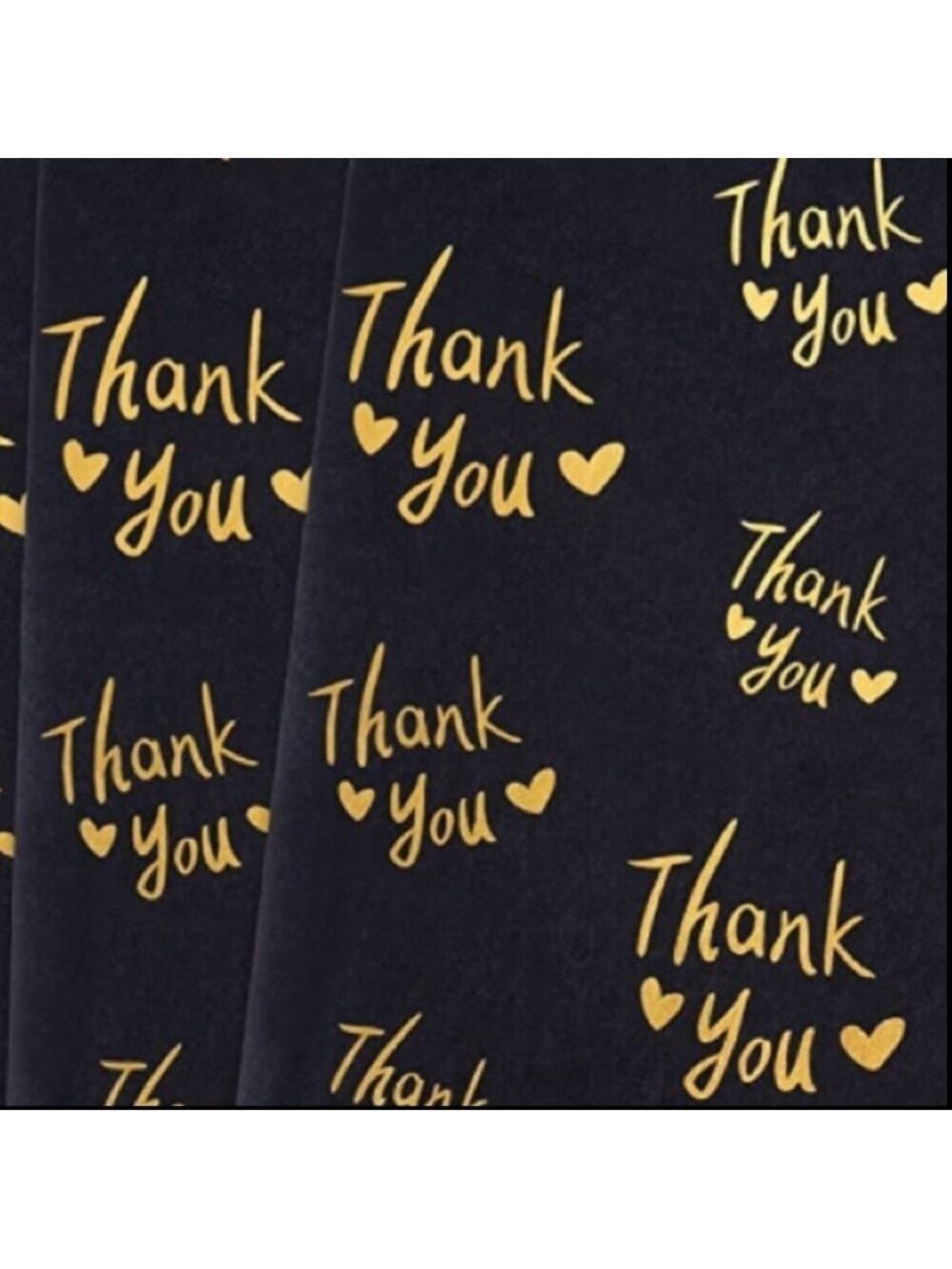 25 Thank You Tissue Paper Sheets, 20x14 PRICE IS FIRM - Picture 2 of 3